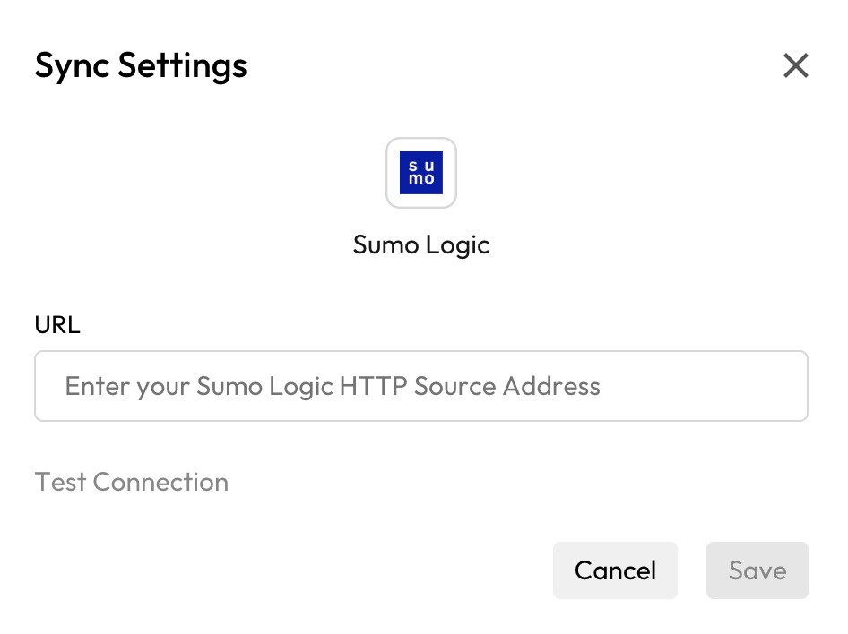 Configure external logging